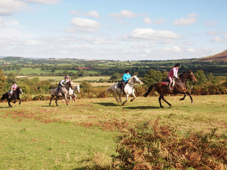 Trail Ride in Brecon Beacons